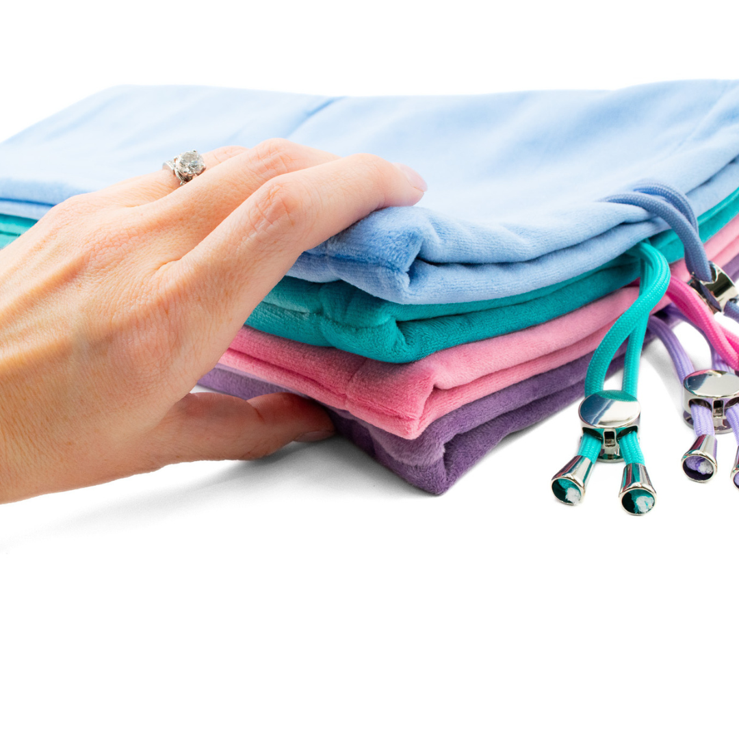 Velvet Mahjong Rack Bag  |  Fits 20" Racks + Extra Sets Pushers