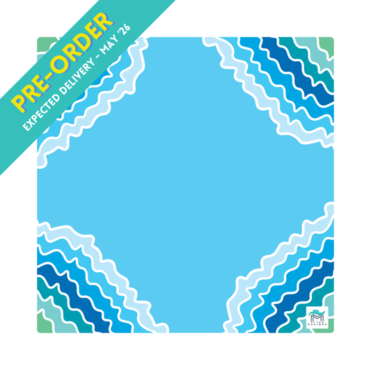 MAHJONG MAT  |  Water's Edge |  33" x 33"