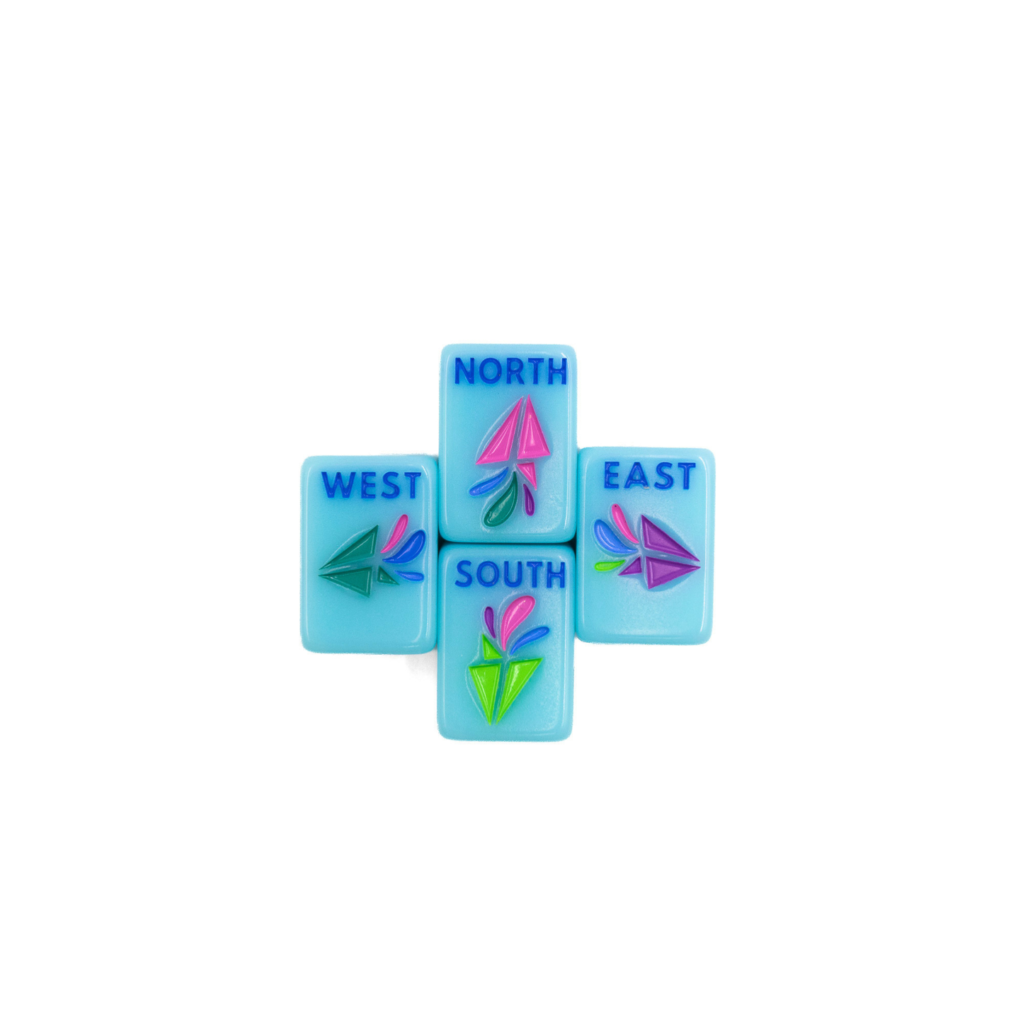 (PRE-ORDER) MINI TRAVEL MAHJONG  |  Mini Anywhere Series  |  Blue