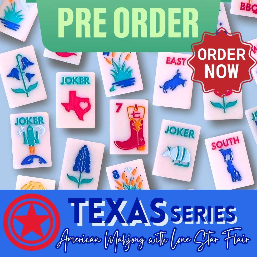 The Texas Series | American Mahjong with Lone Star Flair | Colorful Un