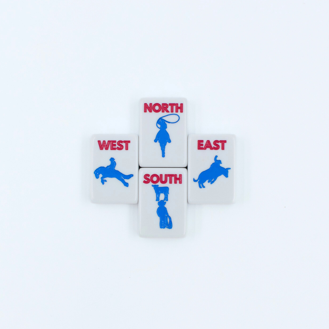 THE TEXAS SERIES  |  Mahjong with Lone Star Flair  |  Mesquite White Tile
