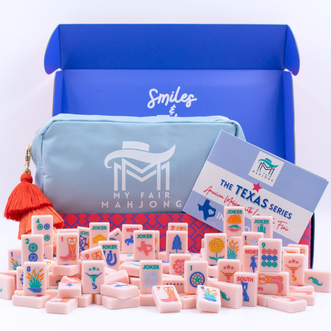 THE TEXAS SERIES | Mahjong with Lone Star Flair  |  Rodeo Pink Tile