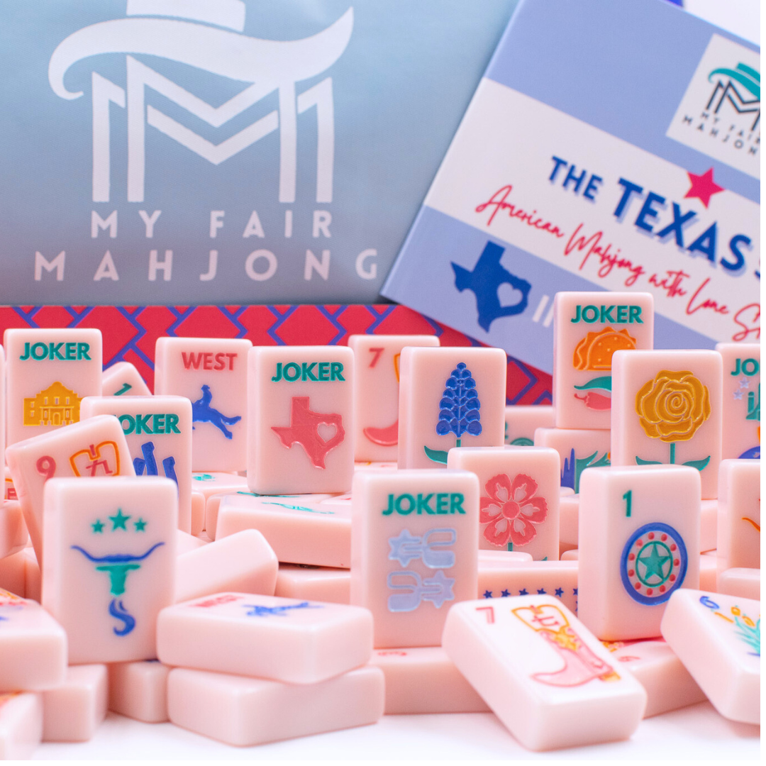 THE TEXAS SERIES | Mahjong with Lone Star Flair  |  Rodeo Pink Tile