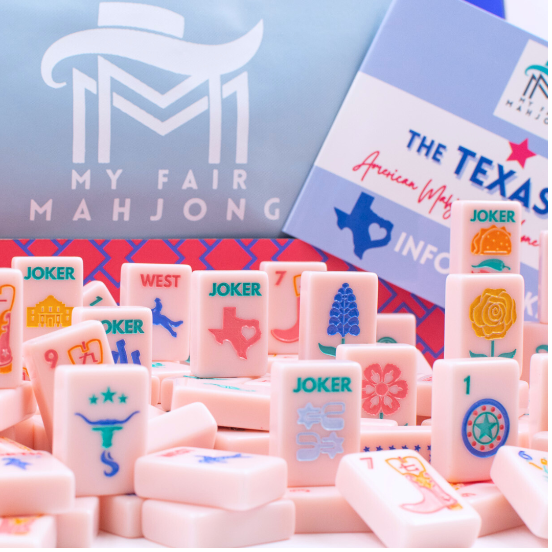THE TEXAS SERIES | Mahjong with Lone Star Flair  |  Rodeo Pink Tile