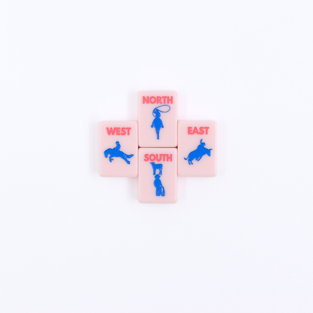 THE TEXAS SERIES | Mahjong with Lone Star Flair  |  Rodeo Pink Tile