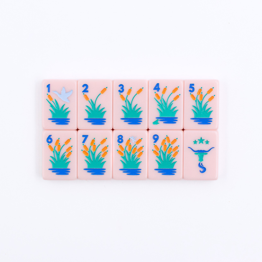 THE TEXAS SERIES | Mahjong with Lone Star Flair  |  Rodeo Pink Tile